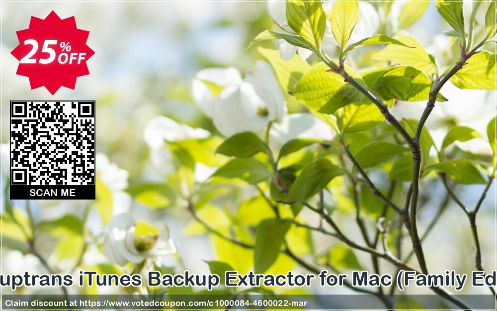 Backuptrans iTunes Backup Extractor for MAC, Family Edition  Coupon Code Apr 2024, 25% OFF - VotedCoupon