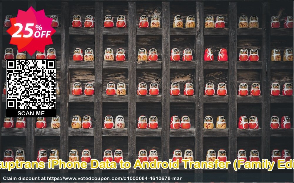 Backuptrans iPhone Data to Android Transfer, Family Edition  Coupon, discount Backuptrans iPhone Data to Android Transfer (Family Edition) excellent discounts code 2024. Promotion: dreaded promo code of Backuptrans iPhone Data to Android Transfer (Family Edition) 2024