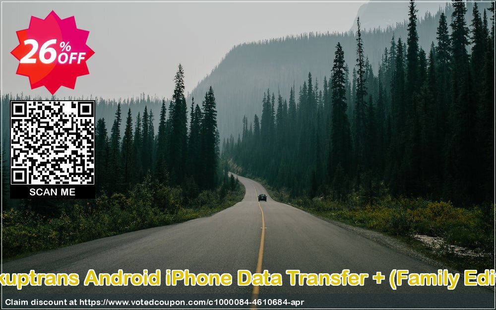 Backuptrans Android iPhone Data Transfer +, Family Edition  Coupon, discount Holiday Deals. Promotion: amazing discount code of Backuptrans Android iPhone Data Transfer + (Family Edition) 2024