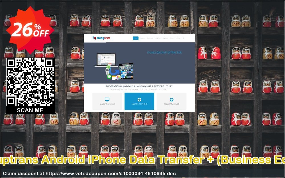 Backuptrans Android iPhone Data Transfer +, Business Edition  Coupon Code Apr 2024, 26% OFF - VotedCoupon