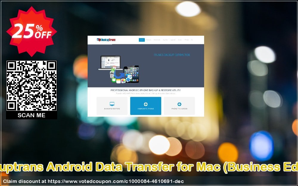 Backuptrans Android Data Transfer for MAC, Business Edition  Coupon, discount Backuptrans Android Data Transfer for Mac (Business Edition) wonderful promo code 2024. Promotion: awesome discount code of Backuptrans Android Data Transfer for Mac (Business Edition) 2024