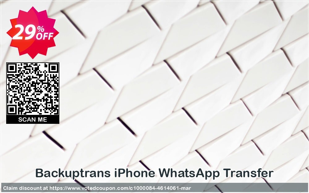 Backuptrans iPhone WhatsApp Transfer Coupon Code May 2024, 29% OFF - VotedCoupon