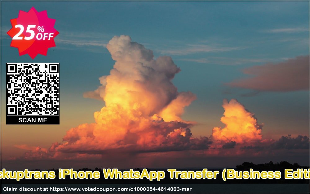 Backuptrans iPhone WhatsApp Transfer, Business Edition  voted-on promotion codes