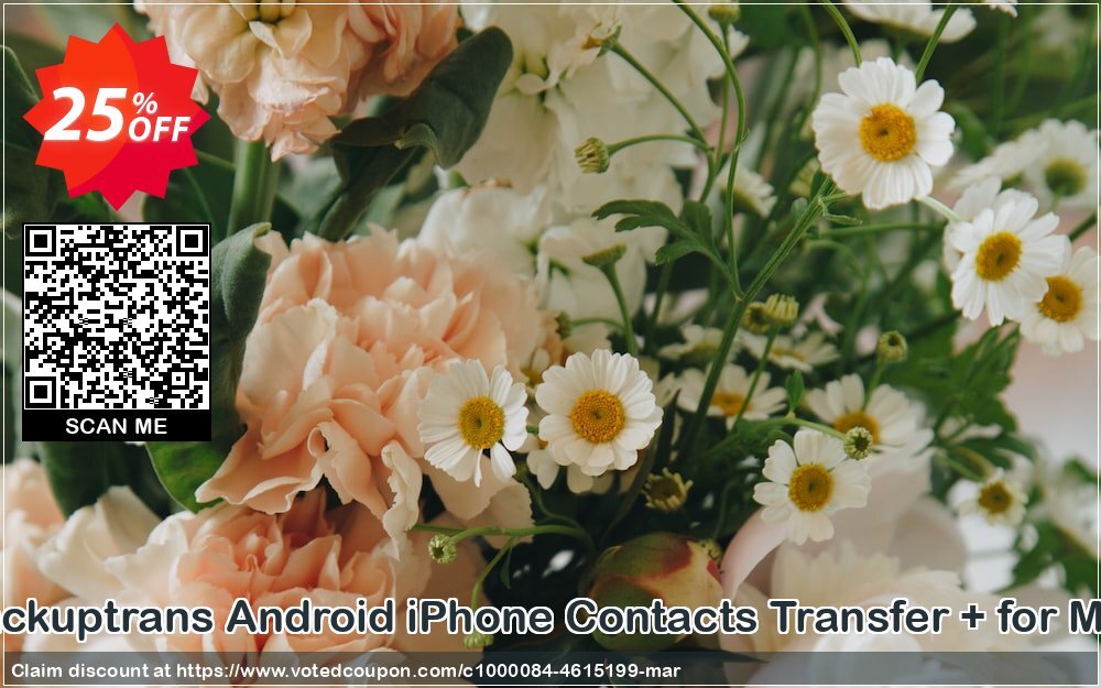 Backuptrans Android iPhone Contacts Transfer + for MAC Coupon Code Apr 2024, 25% OFF - VotedCoupon