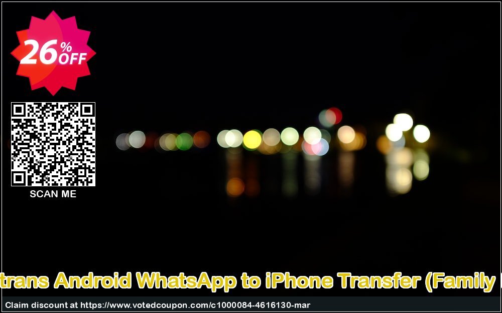 Backuptrans Android WhatsApp to iPhone Transfer, Family Edition  Coupon, discount Backuptrans Android WhatsApp to iPhone Transfer (Family Edition) marvelous promo code 2024. Promotion: excellent discount code of Backuptrans Android WhatsApp to iPhone Transfer (Family Edition) 2024