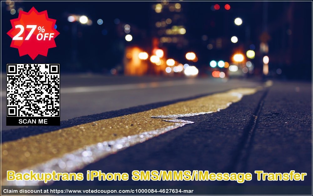 Backuptrans iPhone SMS/MMS/iMessage Transfer Coupon Code Apr 2024, 27% OFF - VotedCoupon