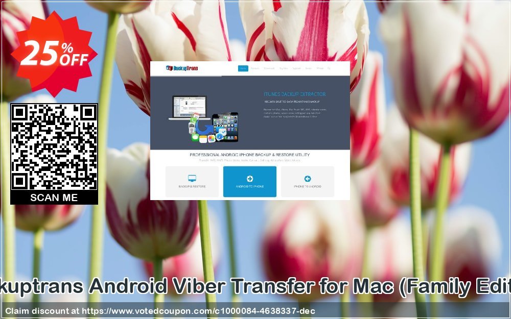 Backuptrans Android Viber Transfer for MAC, Family Edition  Coupon Code Apr 2024, 25% OFF - VotedCoupon