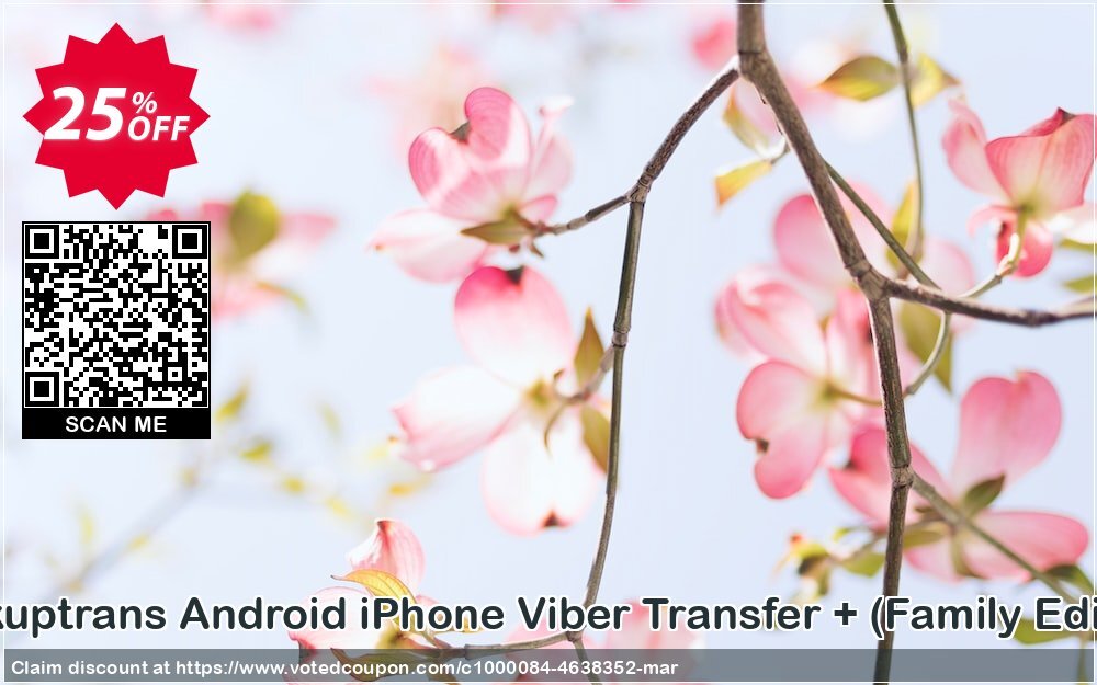 Backuptrans Android iPhone Viber Transfer +, Family Edition  Coupon Code Jun 2024, 25% OFF - VotedCoupon