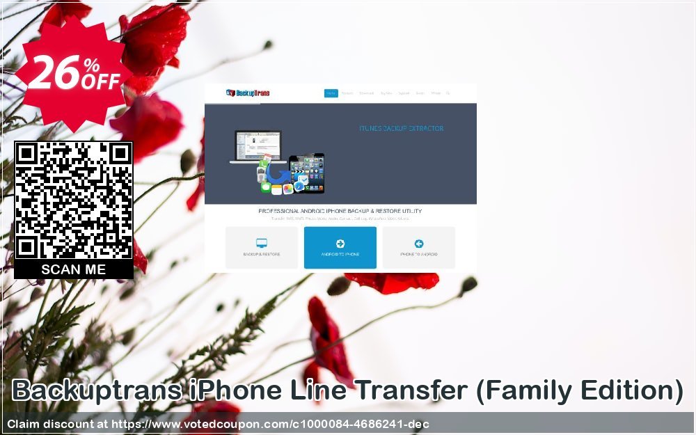 Backuptrans iPhone Line Transfer, Family Edition  Coupon Code Apr 2024, 26% OFF - VotedCoupon