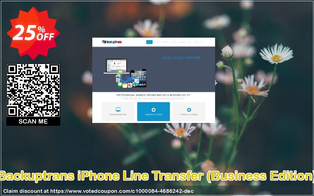 Backuptrans iPhone Line Transfer, Business Edition  Coupon Code Apr 2024, 25% OFF - VotedCoupon