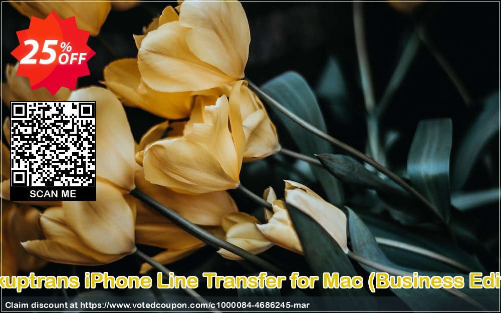 Backuptrans iPhone Line Transfer for MAC, Business Edition  Coupon, discount Backuptrans iPhone Line Transfer for Mac (Business Edition) awesome sales code 2024. Promotion: exclusive promotions code of Backuptrans iPhone Line Transfer for Mac (Business Edition) 2024