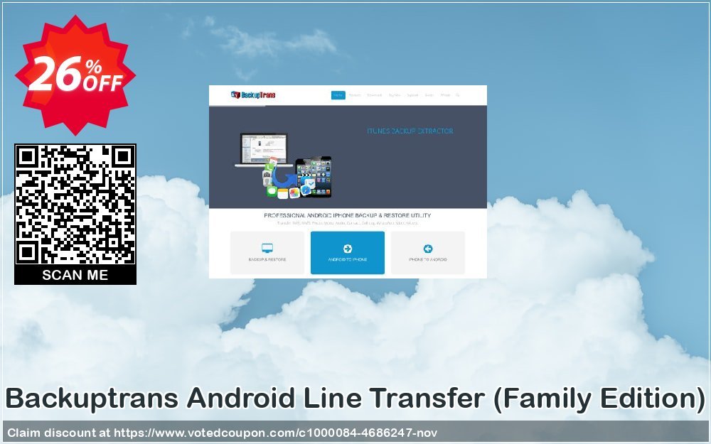 Backuptrans Android Line Transfer, Family Edition  Coupon Code Apr 2024, 26% OFF - VotedCoupon
