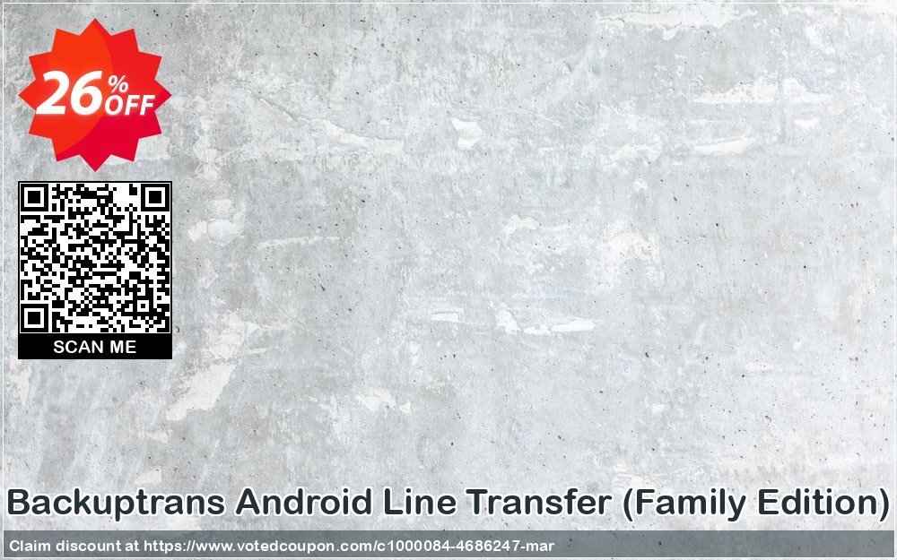 Backuptrans Android Line Transfer, Family Edition  Coupon Code Apr 2024, 26% OFF - VotedCoupon