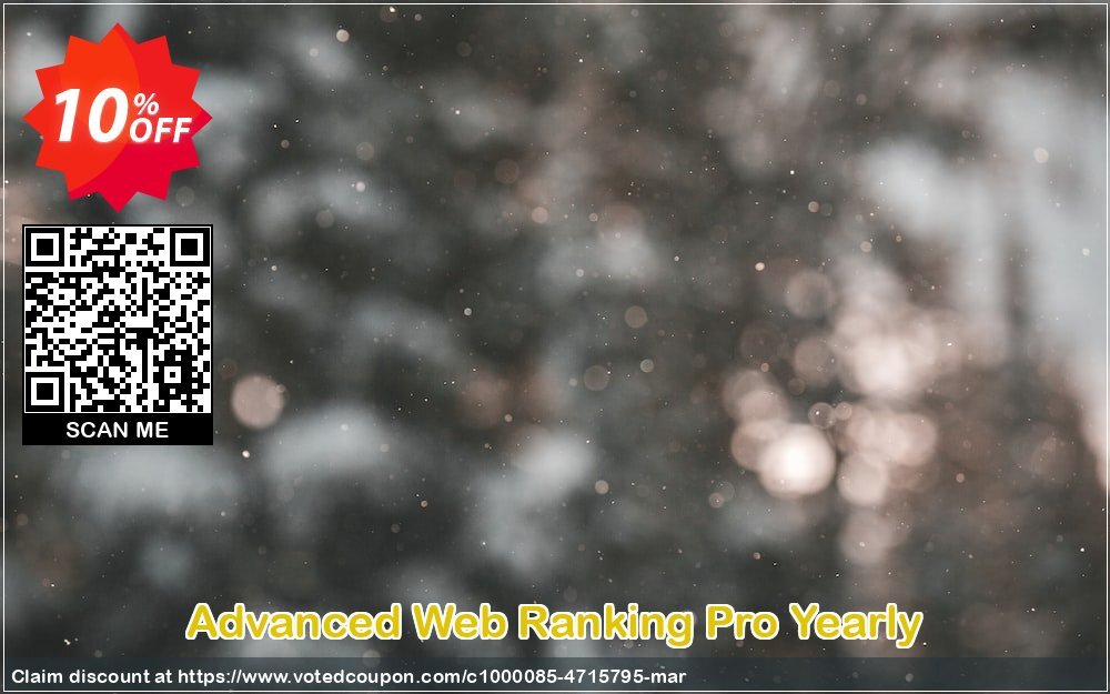 Advanced Web Ranking Pro Yearly Coupon Code Apr 2024, 10% OFF - VotedCoupon