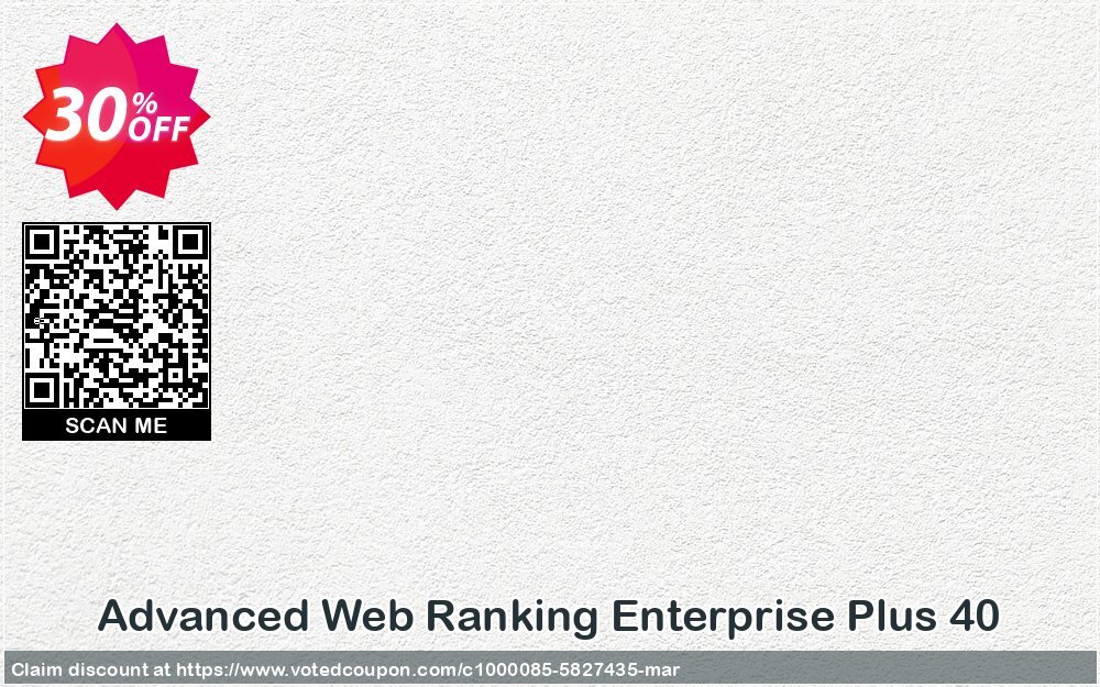 Advanced Web Ranking Enterprise Plus 40 Coupon, discount Advanced Web Ranking Enterprise Plus 40 special sales code 2024. Promotion: special sales code of Advanced Web Ranking Enterprise Plus 40 2024