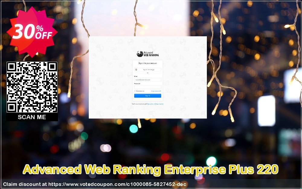 Advanced Web Ranking Enterprise Plus 220 Coupon, discount Advanced Web Ranking Enterprise Plus 220 awful discount code 2023. Promotion: awful discount code of Advanced Web Ranking Enterprise Plus 220 2023