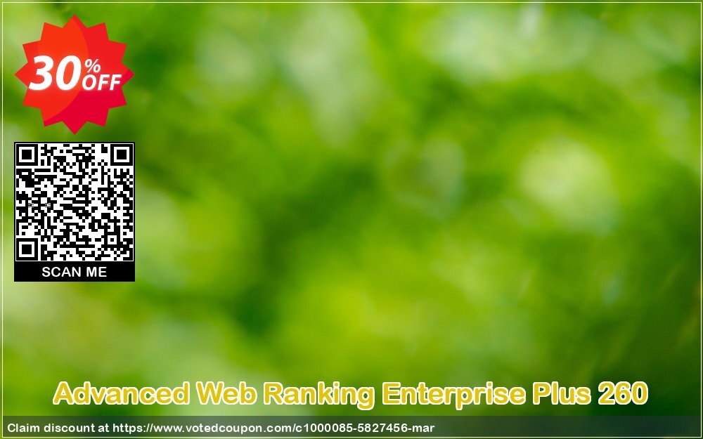 Advanced Web Ranking Enterprise Plus 260 Coupon, discount Advanced Web Ranking Enterprise Plus 260 big sales code 2024. Promotion: big sales code of Advanced Web Ranking Enterprise Plus 260 2024