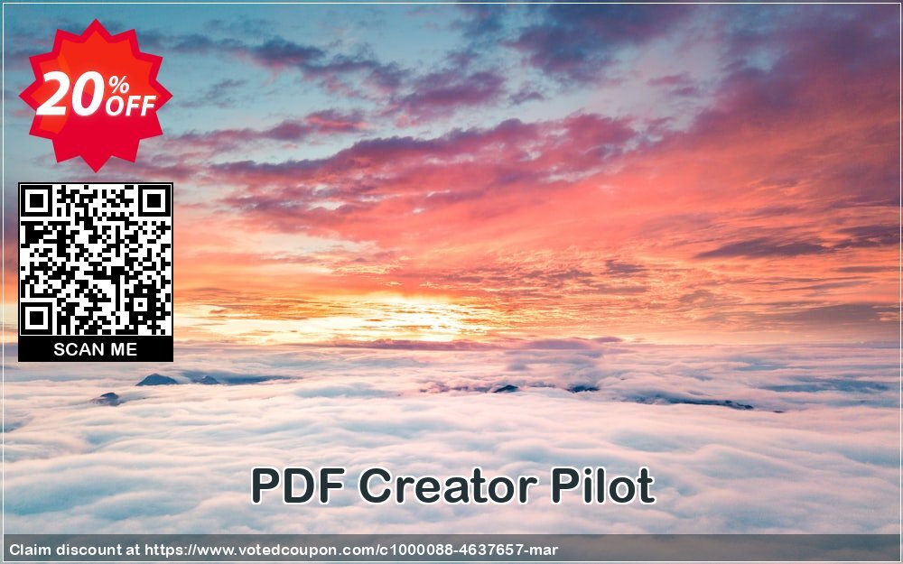 PDF Creator Pilot Coupon, discount PDF Creator Pilot wondrous deals code 2024. Promotion: wondrous deals code of PDF Creator Pilot 2024