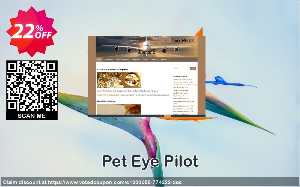 Pet Eye Pilot Coupon, discount Pet Eye Pilot Stirring offer code 2023. Promotion: awesome discount code of Pet Eye Pilot 2023