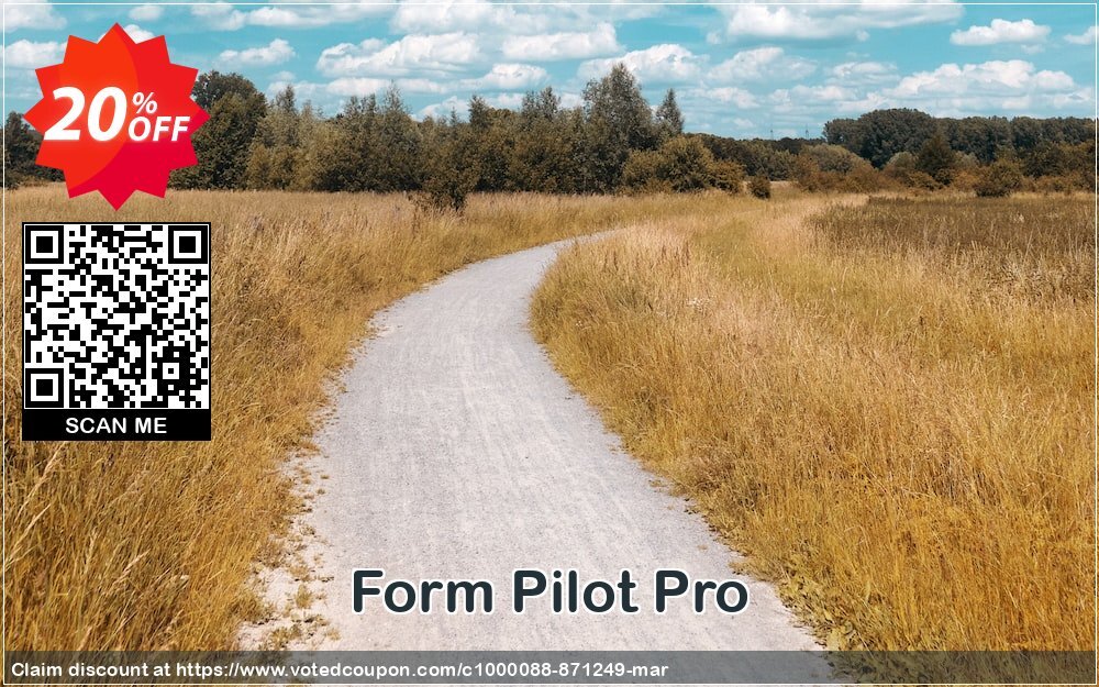 Form Pilot Pro Coupon, discount Form Pilot Pro amazing promotions code 2024. Promotion: amazing promotions code of Form Pilot Pro 2024