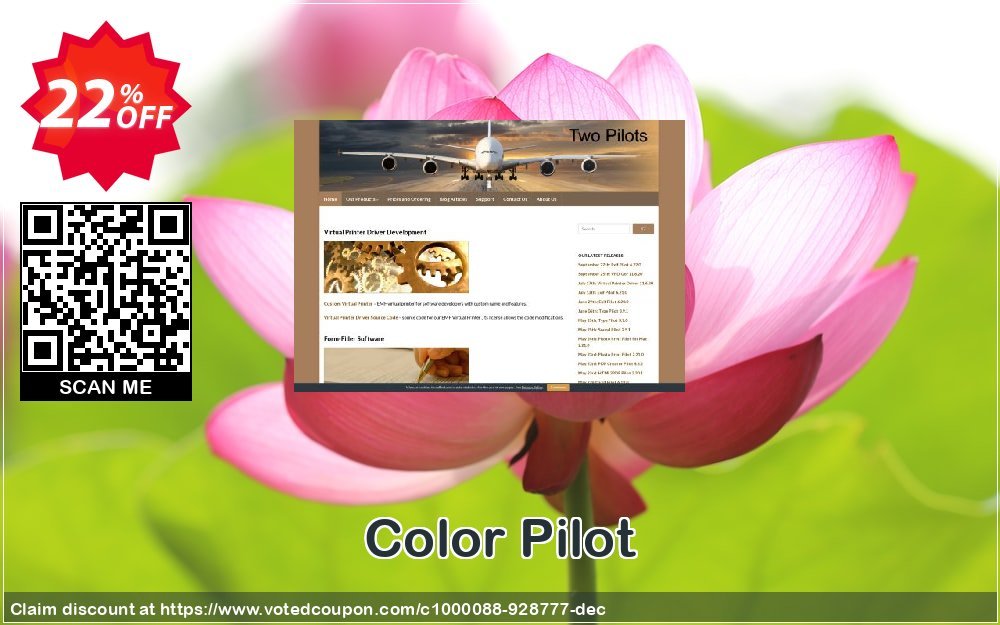 Color Pilot Coupon, discount Color Pilot Wonderful promo code 2023. Promotion: best discounts code of Color Pilot 2023