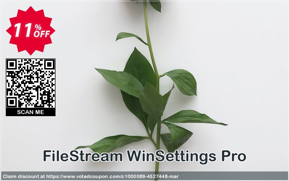 FileStream WinSettings Pro Coupon Code Apr 2024, 11% OFF - VotedCoupon