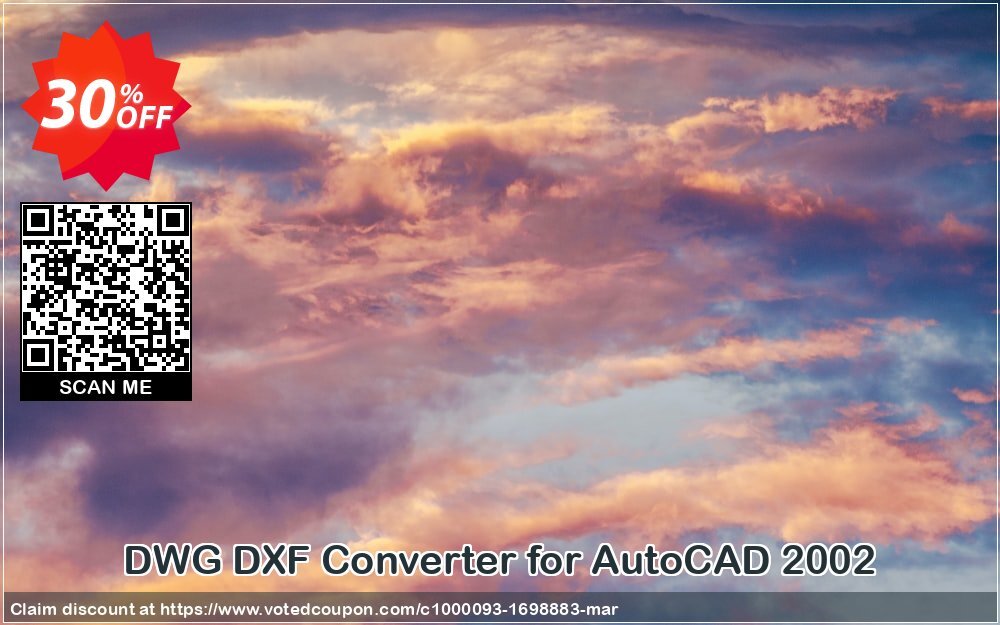 DWG DXF Converter for AutoCAD 2002 Coupon Code May 2024, 30% OFF - VotedCoupon