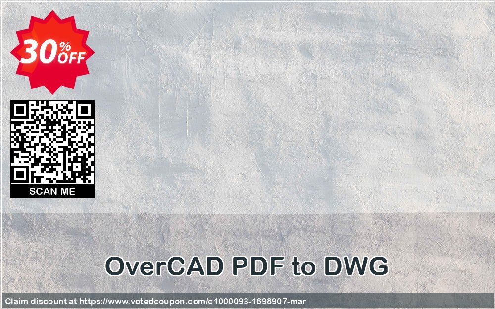 OverCAD PDF to DWG Coupon, discount OverCAD PDF to DWG amazing offer code 2024. Promotion: amazing offer code of OverCAD PDF to DWG 2024