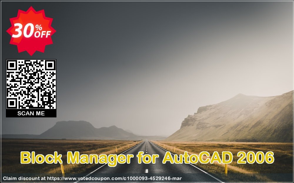 Block Manager for AutoCAD 2006 Coupon, discount Block Manager for AutoCAD 2006 special discount code 2024. Promotion: special discount code of Block Manager for AutoCAD 2006 2024