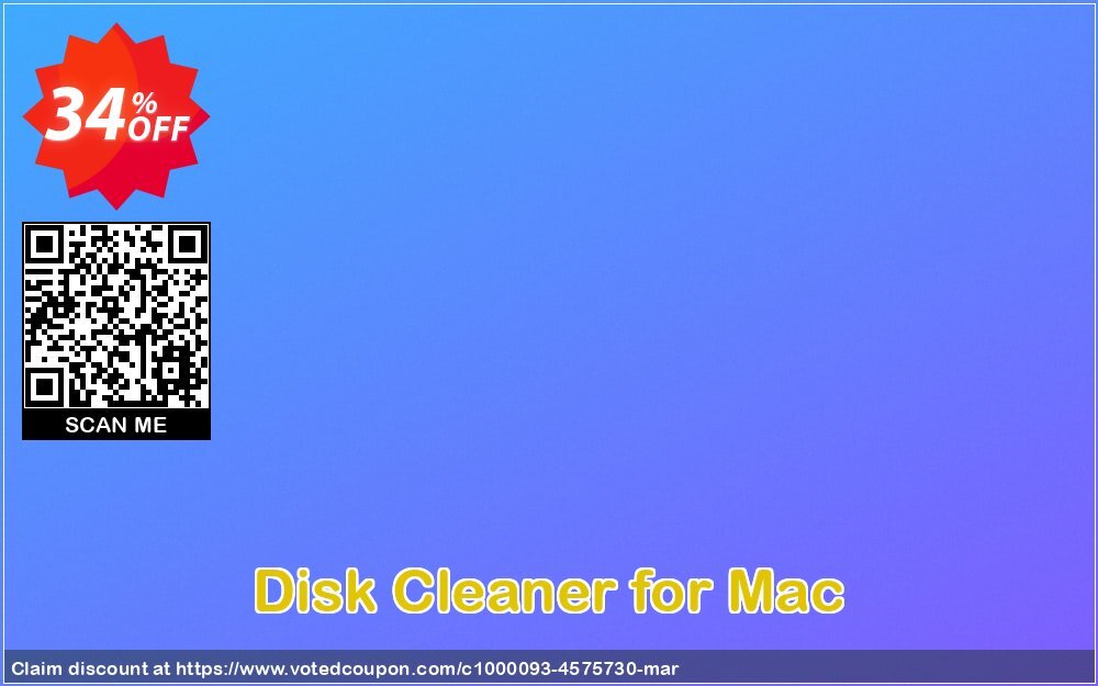 Disk Cleaner for MAC Coupon Code May 2024, 34% OFF - VotedCoupon