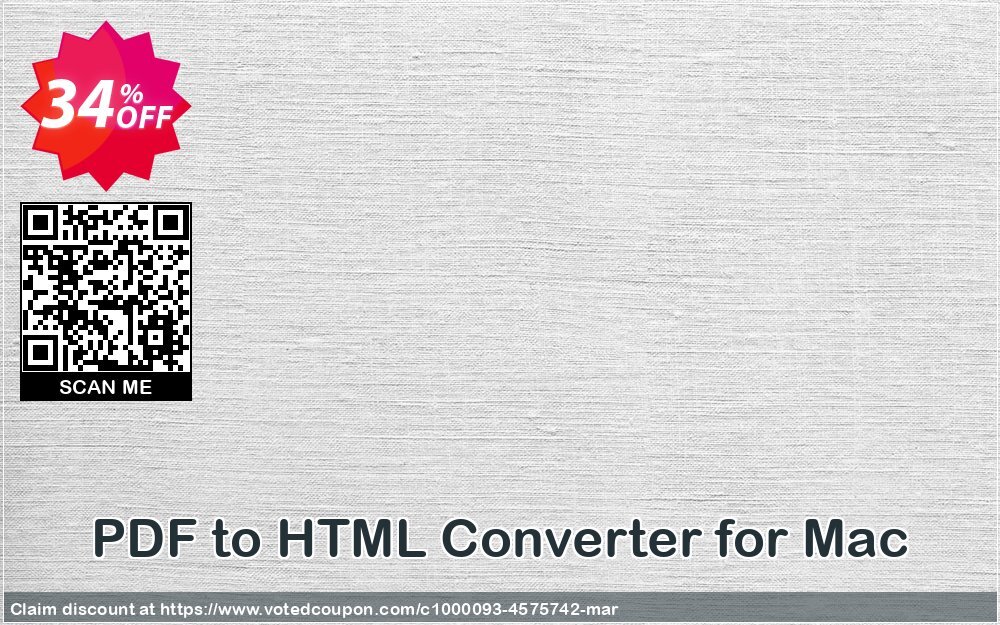 PDF to HTML Converter for MAC Coupon Code Apr 2024, 34% OFF - VotedCoupon