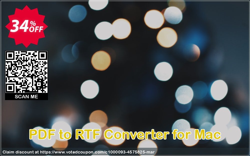 PDF to RTF Converter for MAC Coupon Code Apr 2024, 34% OFF - VotedCoupon