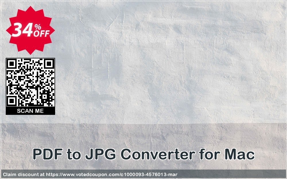 PDF to JPG Converter for MAC Coupon, discount PDF to JPG Converter for Mac stirring discount code 2024. Promotion: stirring discount code of PDF to JPG Converter for Mac 2024