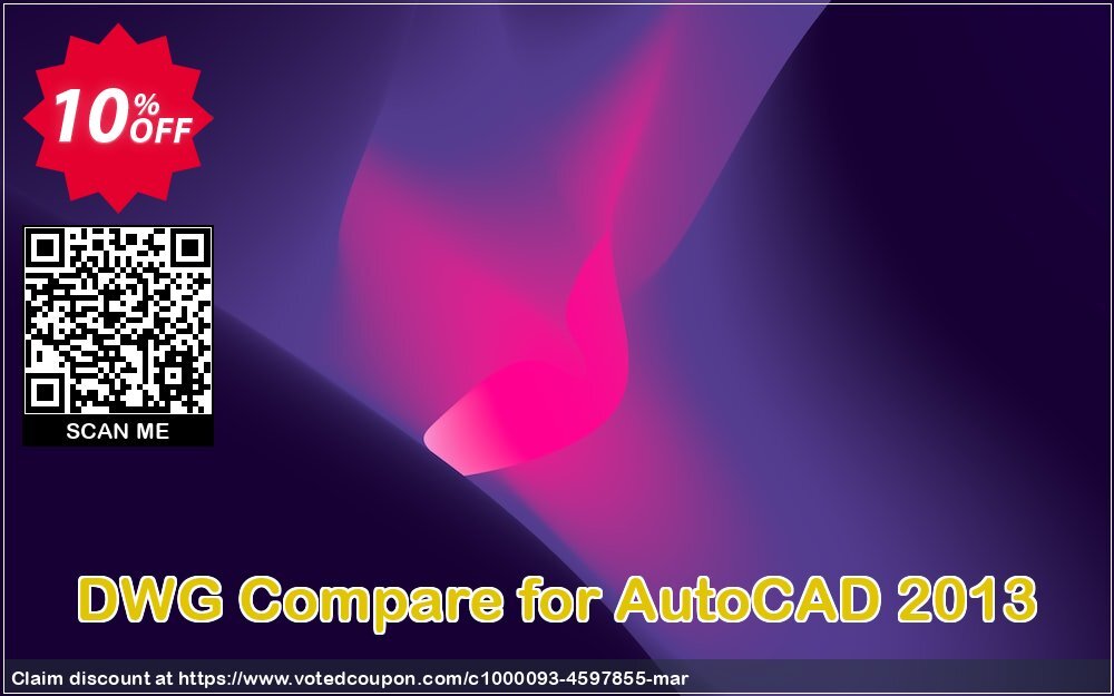 DWG Compare for AutoCAD 2013 Coupon, discount DWG Compare for AutoCAD 2013 special discounts code 2024. Promotion: special discounts code of DWG Compare for AutoCAD 2013 2024