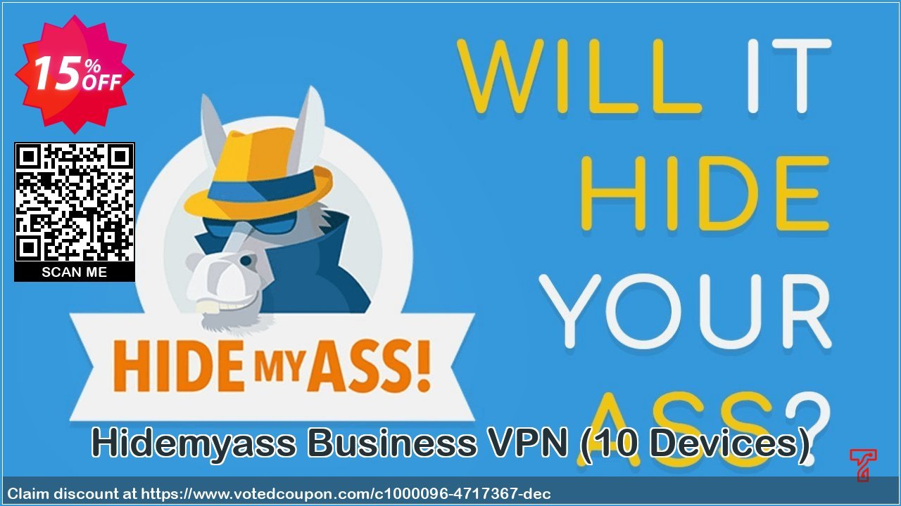 Hidemyass Business VPN, 10 Devices  Coupon, discount HMA! Business VPN - 10 Devices amazing promotions code 2023. Promotion: amazing promotions code of HMA! Business VPN - 10 Devices 2023