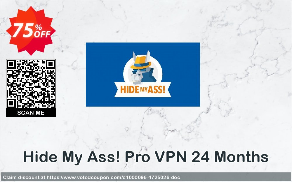 Hide My Ass! Pro VPN 24 Months Coupon, discount 24 Months HMA! Pro VPN - Winter Games Special amazing sales code 2023. Promotion: amazing sales code of 24 Months HMA! Pro VPN - Winter Games Special 2023