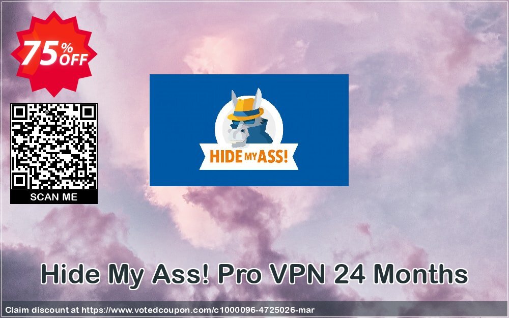 Hide My Ass! Pro VPN 24 Months Coupon, discount 24 Months HMA! Pro VPN - Winter Games Special amazing sales code 2024. Promotion: amazing sales code of 24 Months HMA! Pro VPN - Winter Games Special 2024