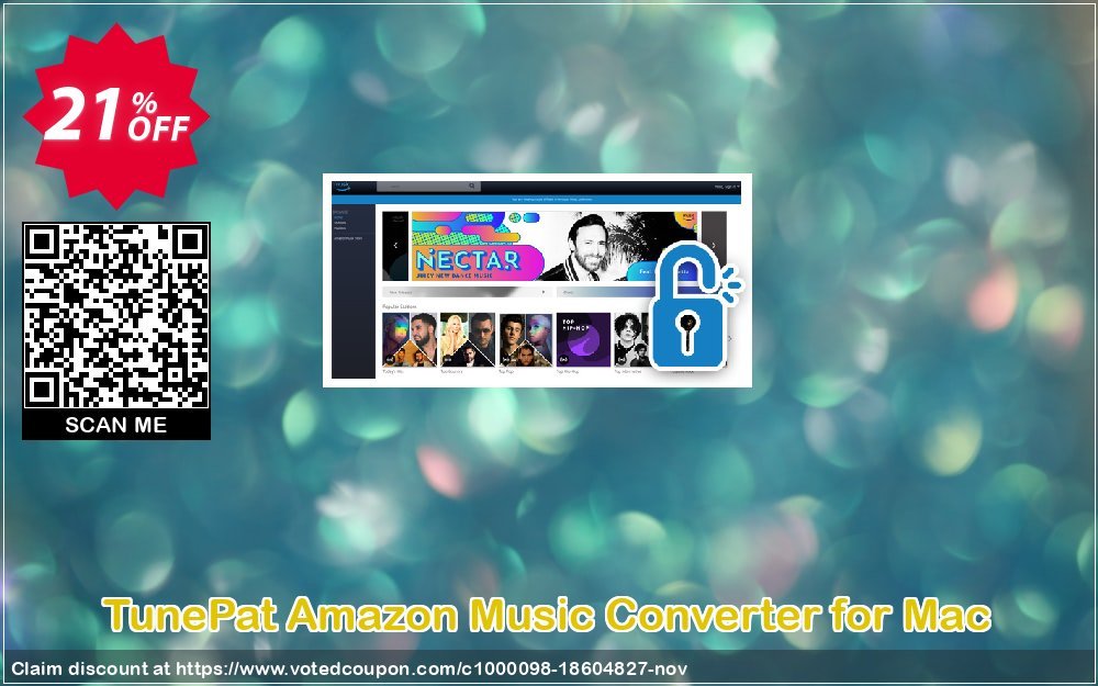 TunePat Amazon Music Converter for MAC Coupon, discount TunePat Amazon Music Converter for Mac amazing discounts code 2023. Promotion: amazing discounts code of TunePat Amazon Music Converter for Mac 2023