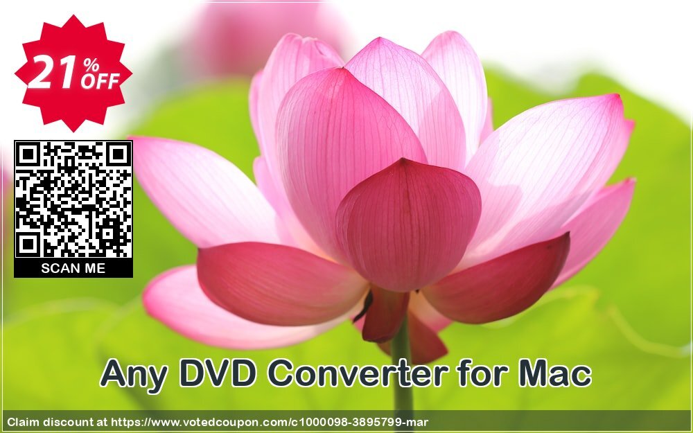 Any DVD Converter for MAC Coupon, discount Any DVD Converter for Mac super sales code 2024. Promotion: super sales code of Any DVD Converter for Mac 2024