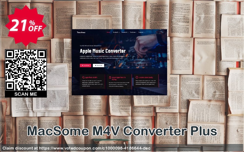 MACSome M4V Converter Plus Coupon, discount MacSome M4V Converter Plus staggering offer code 2023. Promotion: staggering offer code of MacSome M4V Converter Plus 2023