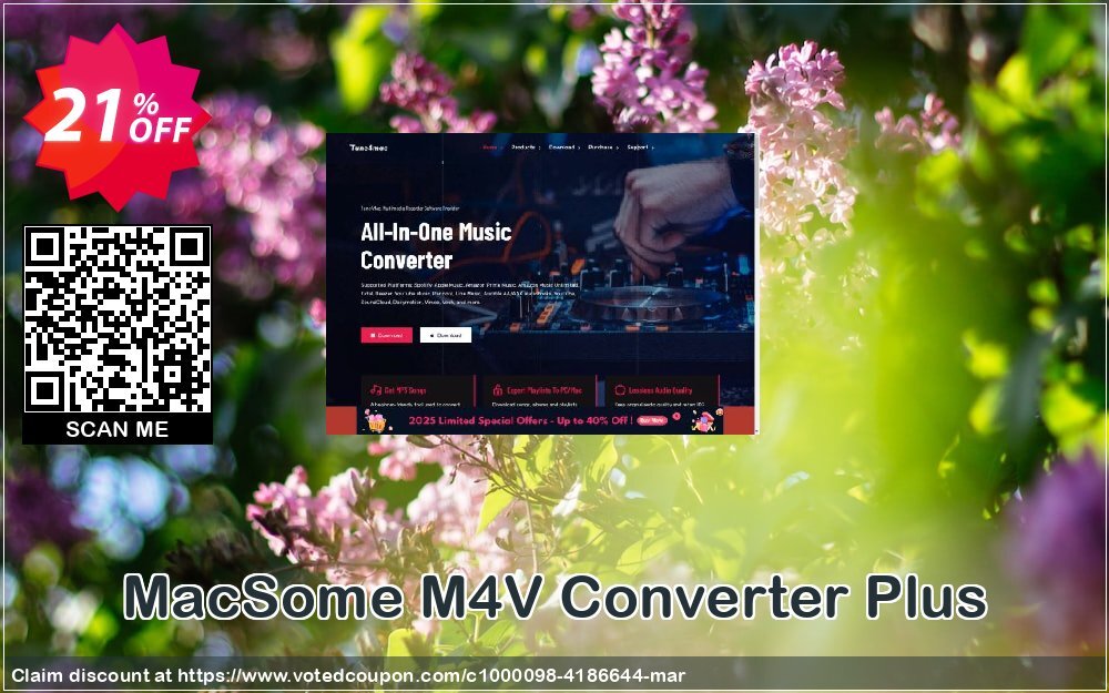 MACSome M4V Converter Plus Coupon, discount MacSome M4V Converter Plus staggering offer code 2024. Promotion: staggering offer code of MacSome M4V Converter Plus 2024