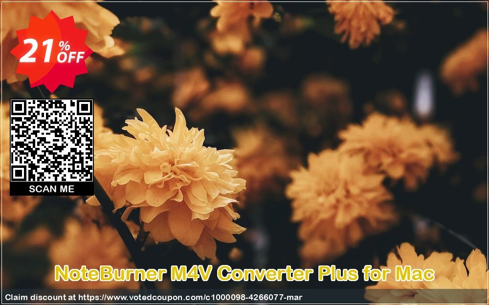 NoteBurner M4V Converter Plus for MAC Coupon Code Apr 2024, 21% OFF - VotedCoupon