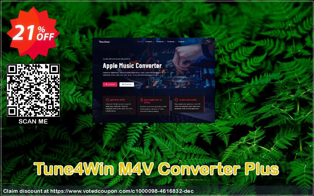 Tune4Win M4V Converter Plus Coupon, discount Tune4Win M4V Converter Plus for Windows awesome discounts code 2023. Promotion: awesome discounts code of Tune4Win M4V Converter Plus for Windows 2023