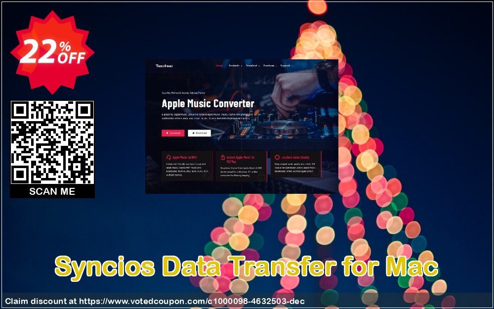 Syncios Data Transfer for MAC Coupon, discount Syncios Data Transfer for Mac formidable discount code 2023. Promotion: formidable discount code of Syncios Data Transfer for Mac 2023