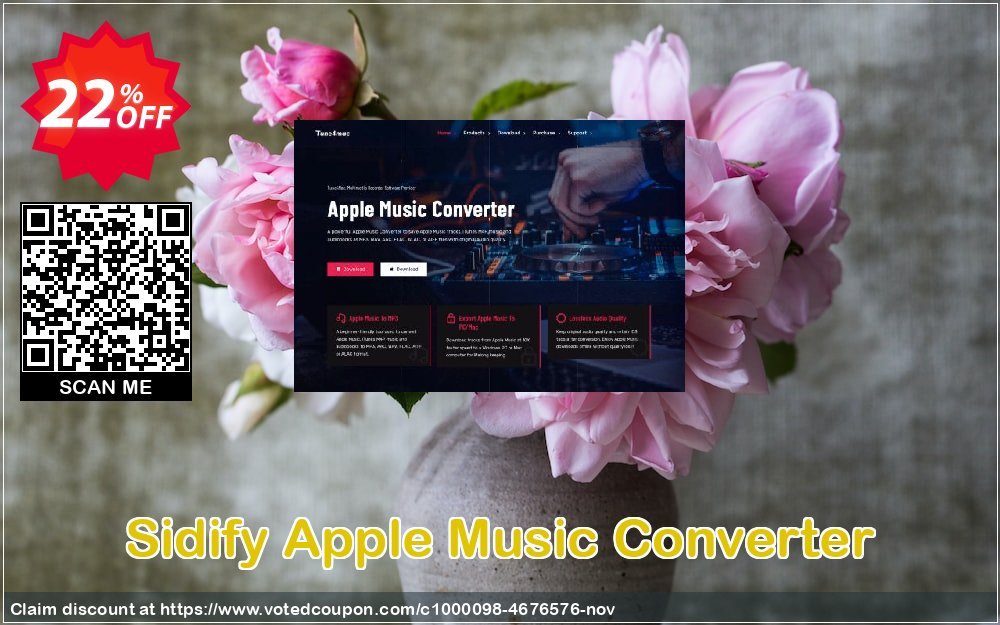 Sidify Apple Music Converter Coupon, discount Sidify Apple Music Converter for Windows wondrous promo code 2023. Promotion: wondrous promo code of Sidify Apple Music Converter for Windows 2023