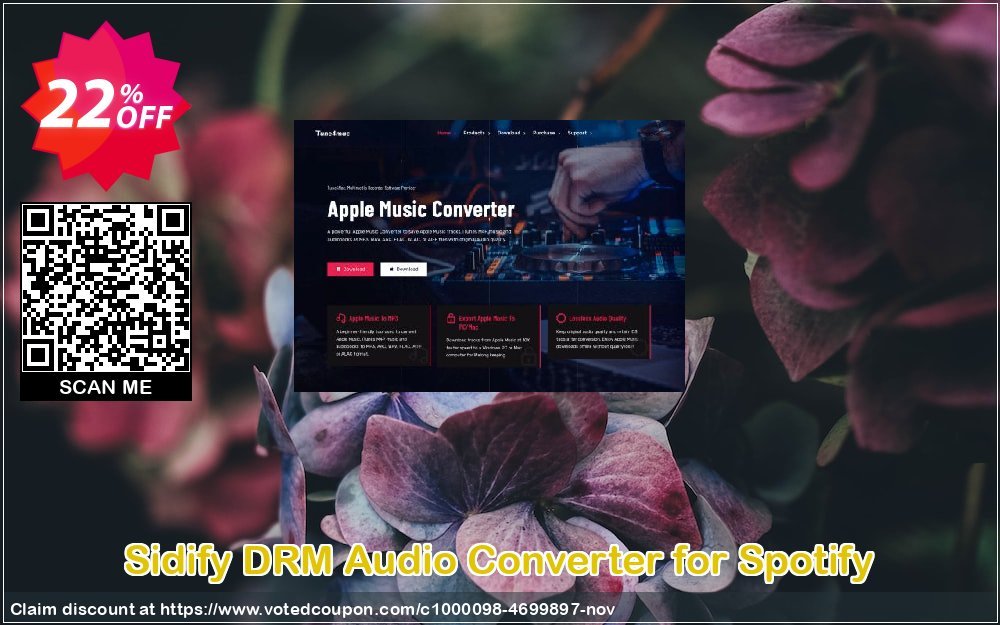 Sidify DRM Audio Converter for Spotify Coupon, discount Sidify DRM Audio Converter for Spotify (Windows) marvelous deals code 2023. Promotion: marvelous deals code of Sidify DRM Audio Converter for Spotify (Windows) 2023