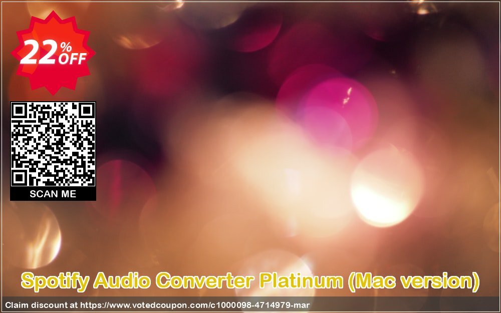 Spotify Audio Converter Platinum, MAC version  Coupon Code May 2024, 22% OFF - VotedCoupon