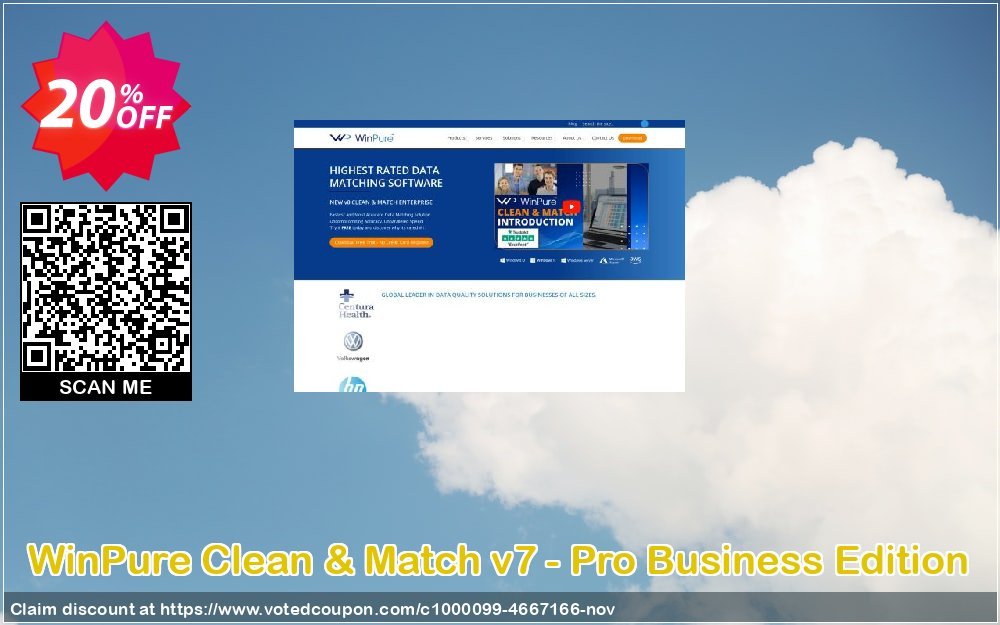 WinPure Clean & Match v7 - Pro Business Edition Coupon, discount WinPure™ Clean & Match v7 - Pro Business Edition with 1 Years Updates dreaded offer code 2023. Promotion: dreaded offer code of WinPure™ Clean & Match v7 - Pro Business Edition with 1 Years Updates 2023