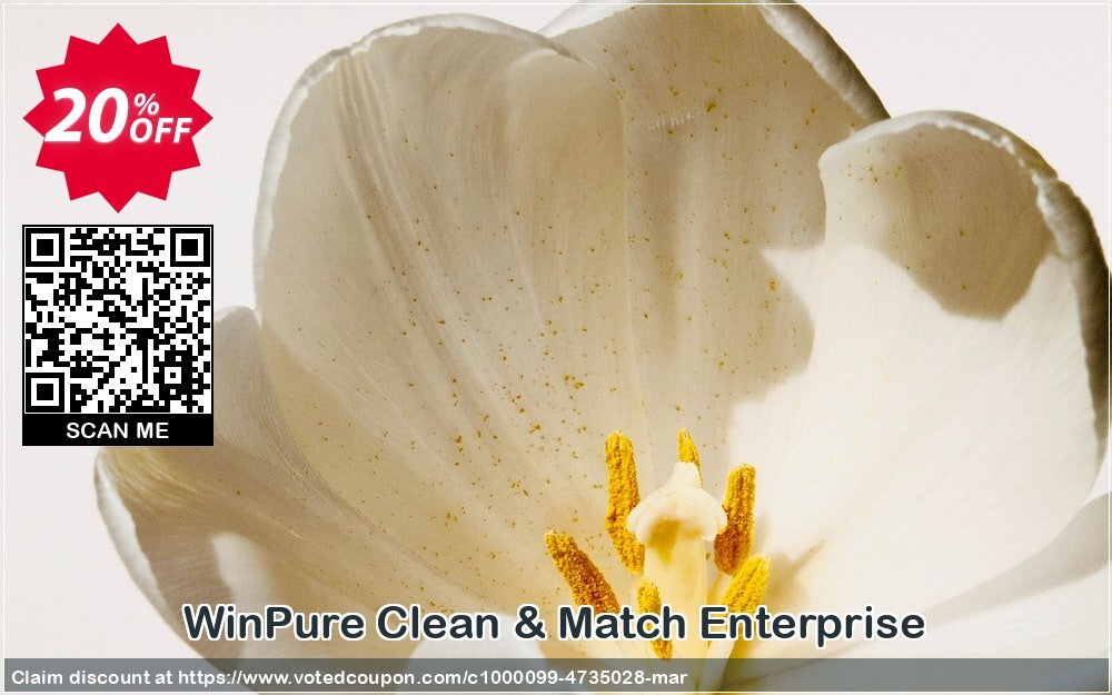 WinPure Clean & Match Enterprise Coupon, discount WinPure™ Clean & Match Enterprise exclusive promotions code 2024. Promotion: exclusive promotions code of WinPure™ Clean & Match Enterprise 2024