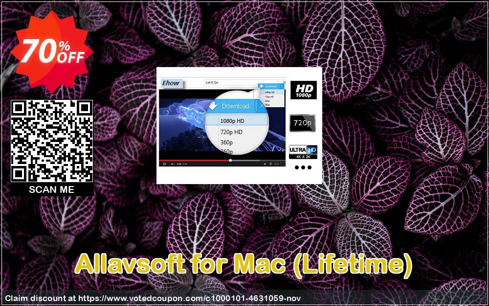 Allavsoft for MAC, Lifetime  Coupon, discount 10% off. Promotion: wondrous deals code of Allavsoft for Mac Lifetime License 2023
